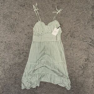 Tie sleeve sundress